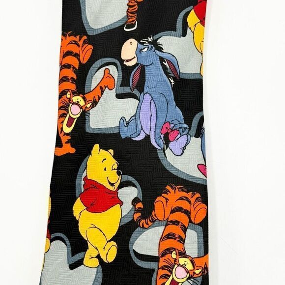 Pooh Bear Vintage Neck Tie Tigger Piglet 47” - Picture 2 of 5